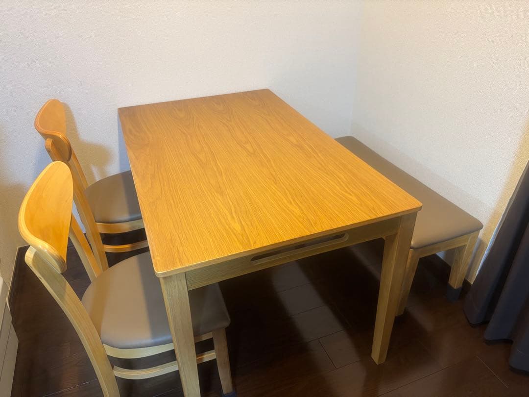 ダイニングテーブル 120cm 4点セット