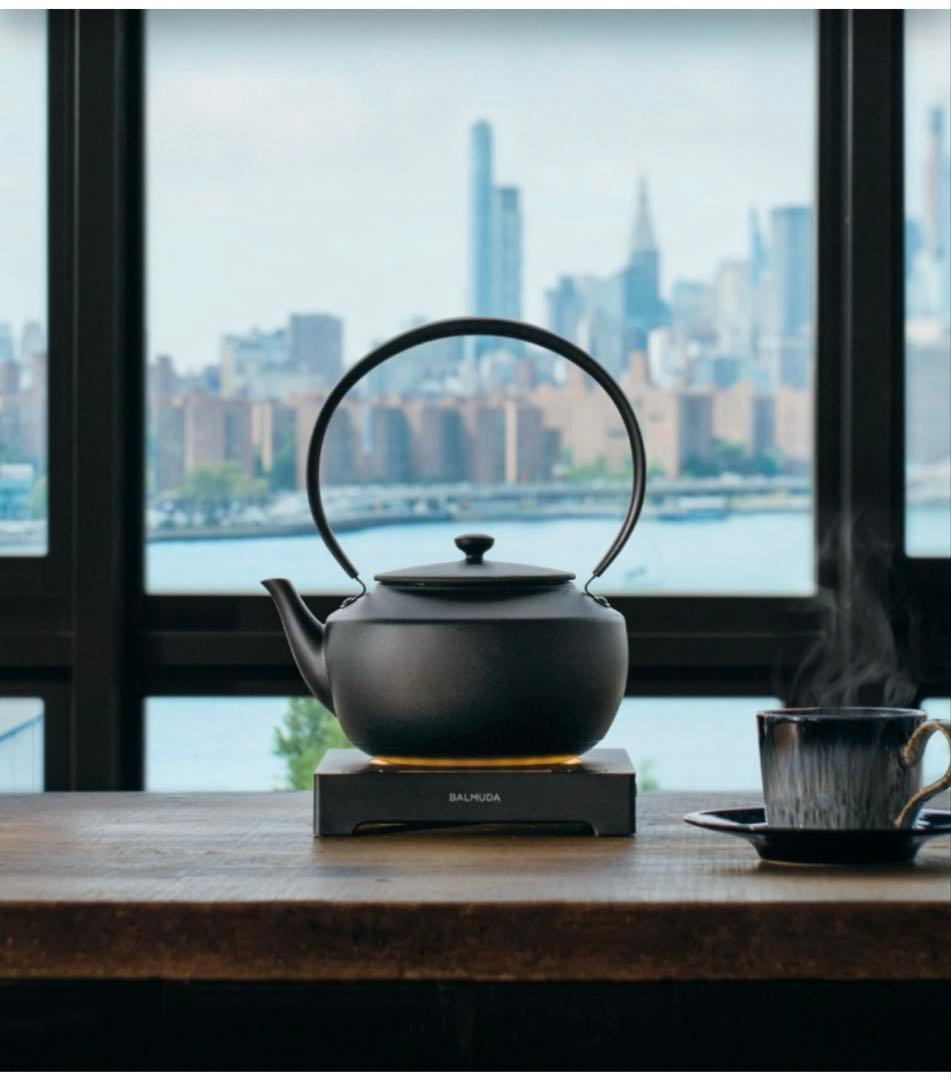 【新品未使用】BALMUDA MoonKettle ブラック 電気ケトル