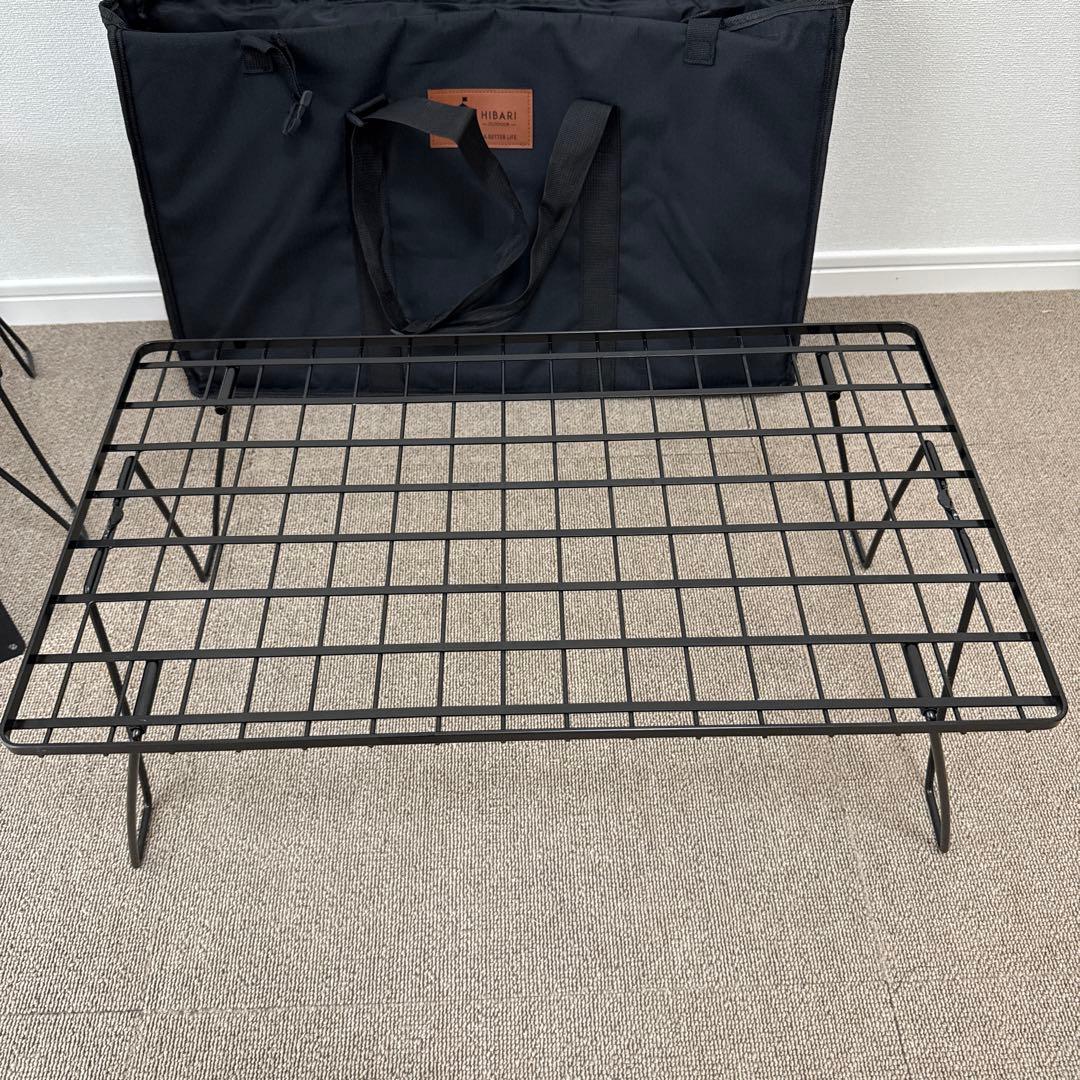 ヒバリ HIBARI フィールドラック 4枚 ユニフレーム1枚 収納ケース