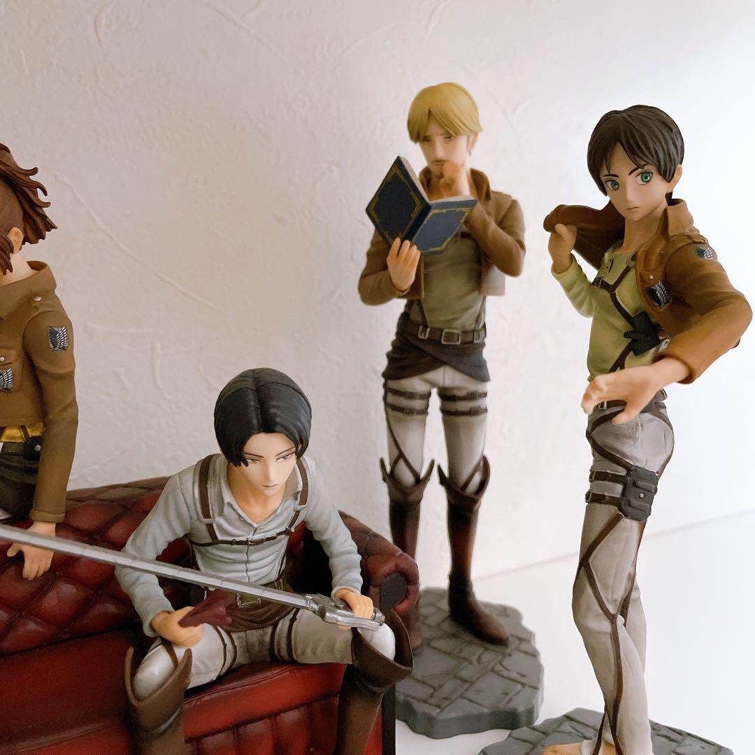 一番くじ　進撃の巨人 自由への進撃 フィギュア 5体セット