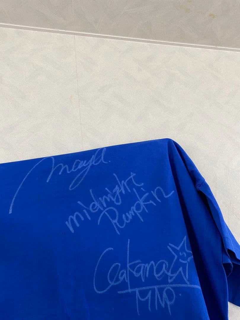 スペースシャワーTV midnightPumpkin 直筆サイン入りTシャツ