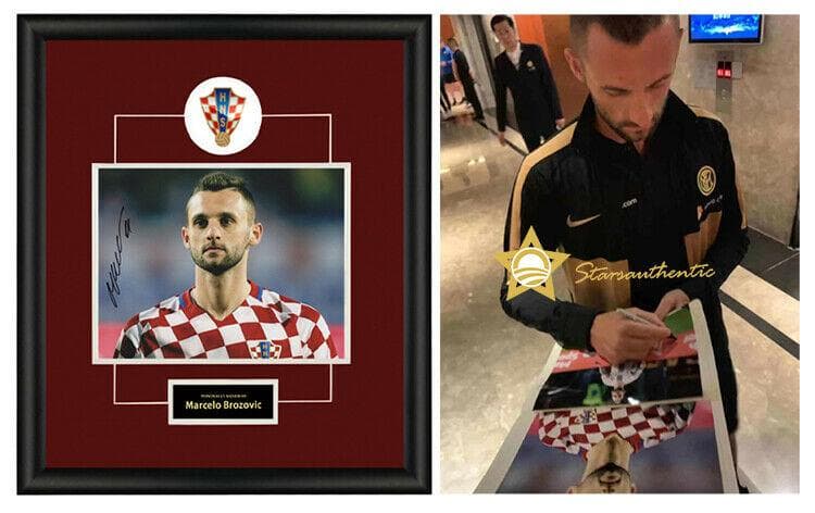 直筆サイン入り写真 マルセロ・ブロゾビッチ  /フレーム別/SA鑑定済