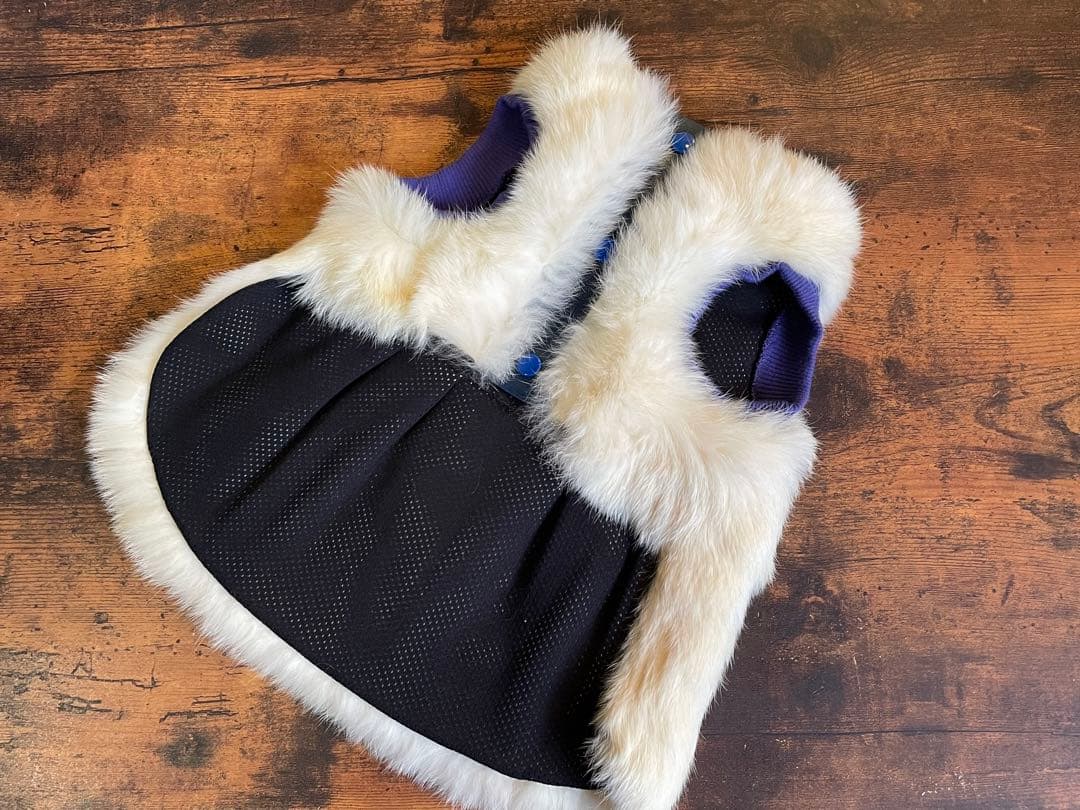 お値下げ　犬服　Furrier-Egami ラビットファーコート　大きいサイズ