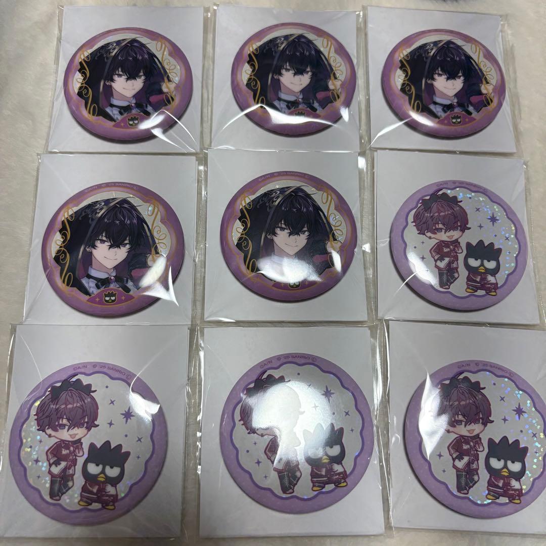 サンリオ　缶バッジ　佐伯イッテツ