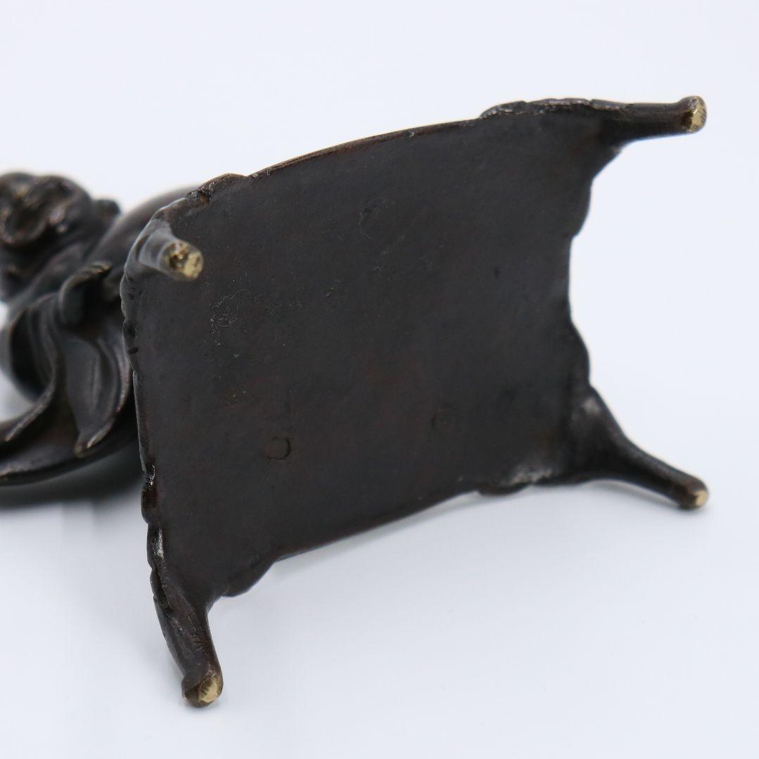 中国 唐銅 布袋像 置物　V90　SS1