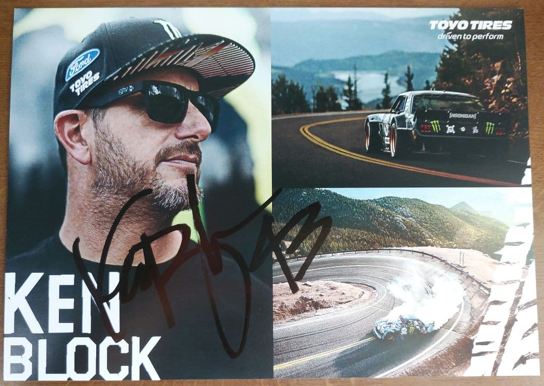 Ken Block signature ケンブロック直筆サイン
