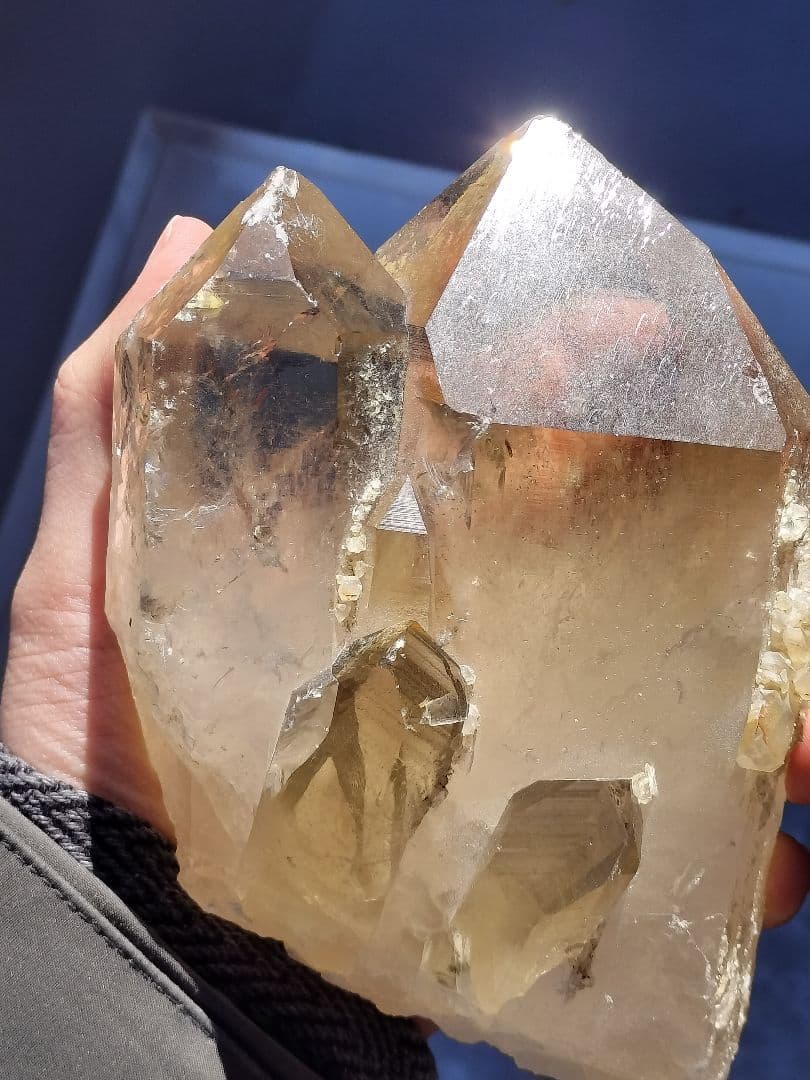 【早いもの勝ち超特価】ガネーシュヒマール産シトリン原石　1.2kg