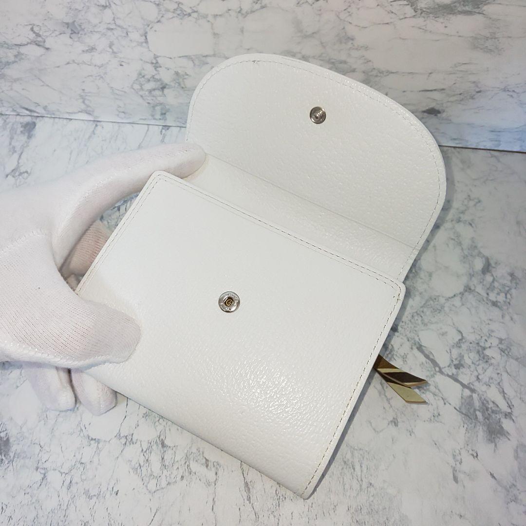 【極美品】Paul Smith グレインレザー がま口コンパクトウォレット