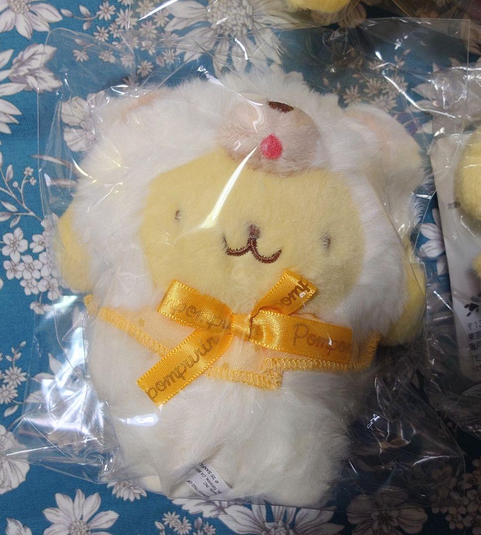 ポムポムプリン　ぬいぐるみ　レア　５個セット（新品未使用）おまけ付き♡