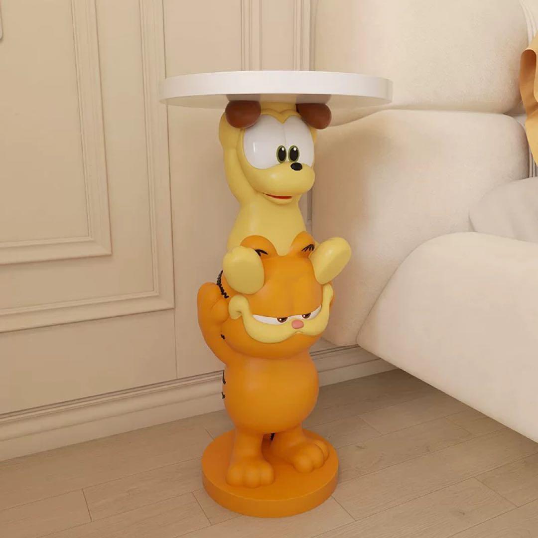 新品　ガーフィールド 特大 インテリア サイドテーブル 置物