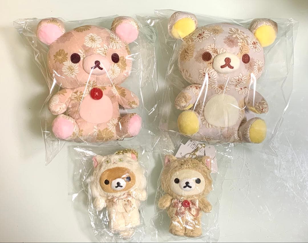 りらっくま×ポール&ジョーコラボ　ぬいぐるみ×4点