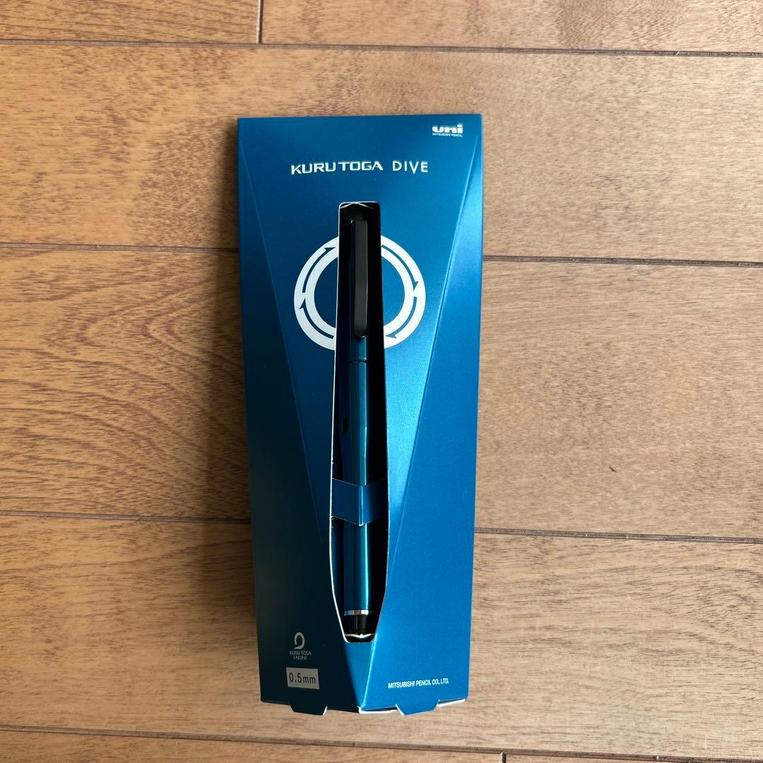 【美品】三菱鉛筆 クルトガDIVE グランブルー