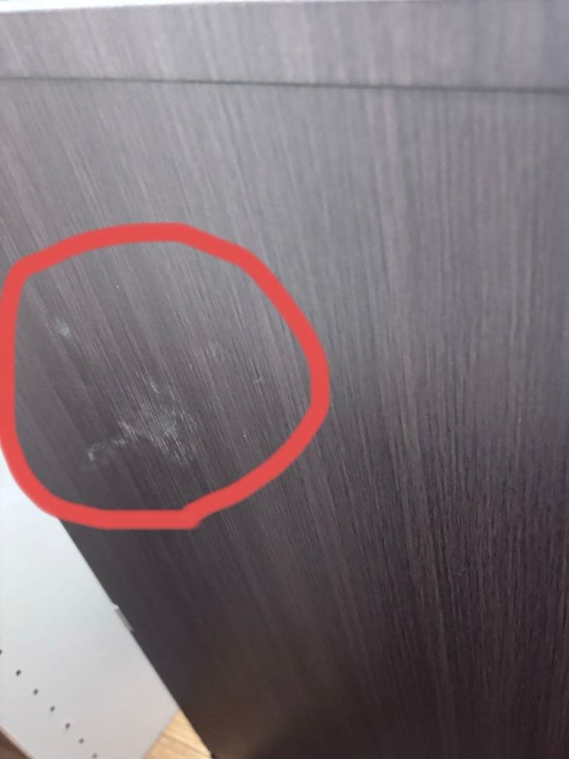 ドレッサー　化粧台　一面鏡　収納棚　テーブル　ブラウン　送料込み