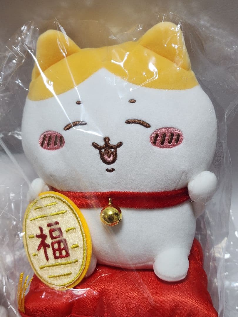 【新品未開封】ちいかわ 招福！ ハチワレ マスコット、 ぬいぐるみセット