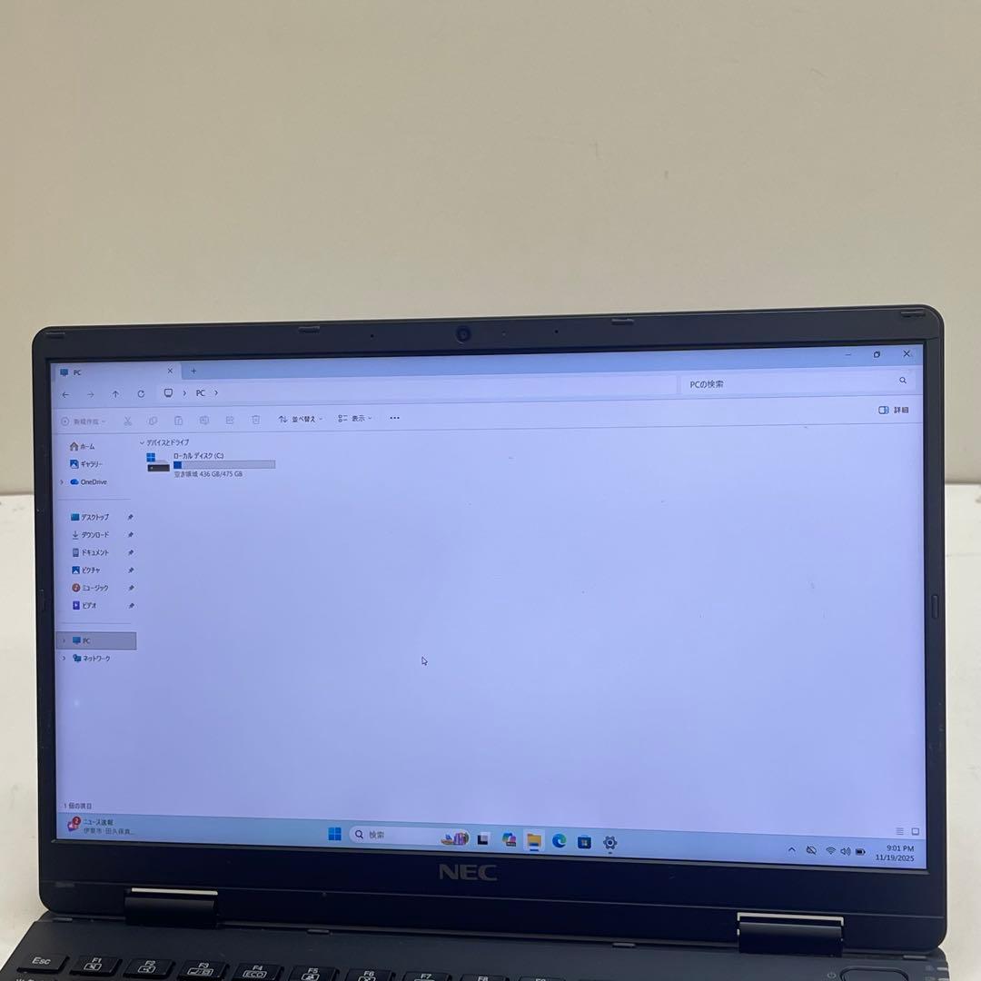 Windowsノート本体 #476 NEC VersaPro VC-9 i5-1130G7 SSD512G
