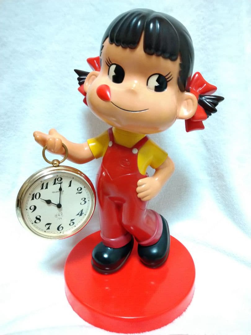 不二家 ペコちゃん ウォッチングペコちゃん 懐中時計 人形 フィギュア