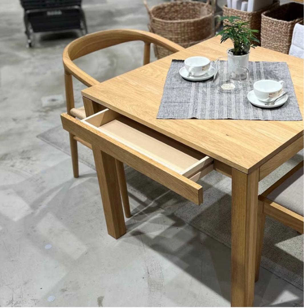 ☆MUJI 無印良品 出付・幅80㎝ 正方形 ダイニングテーブル 良品計画