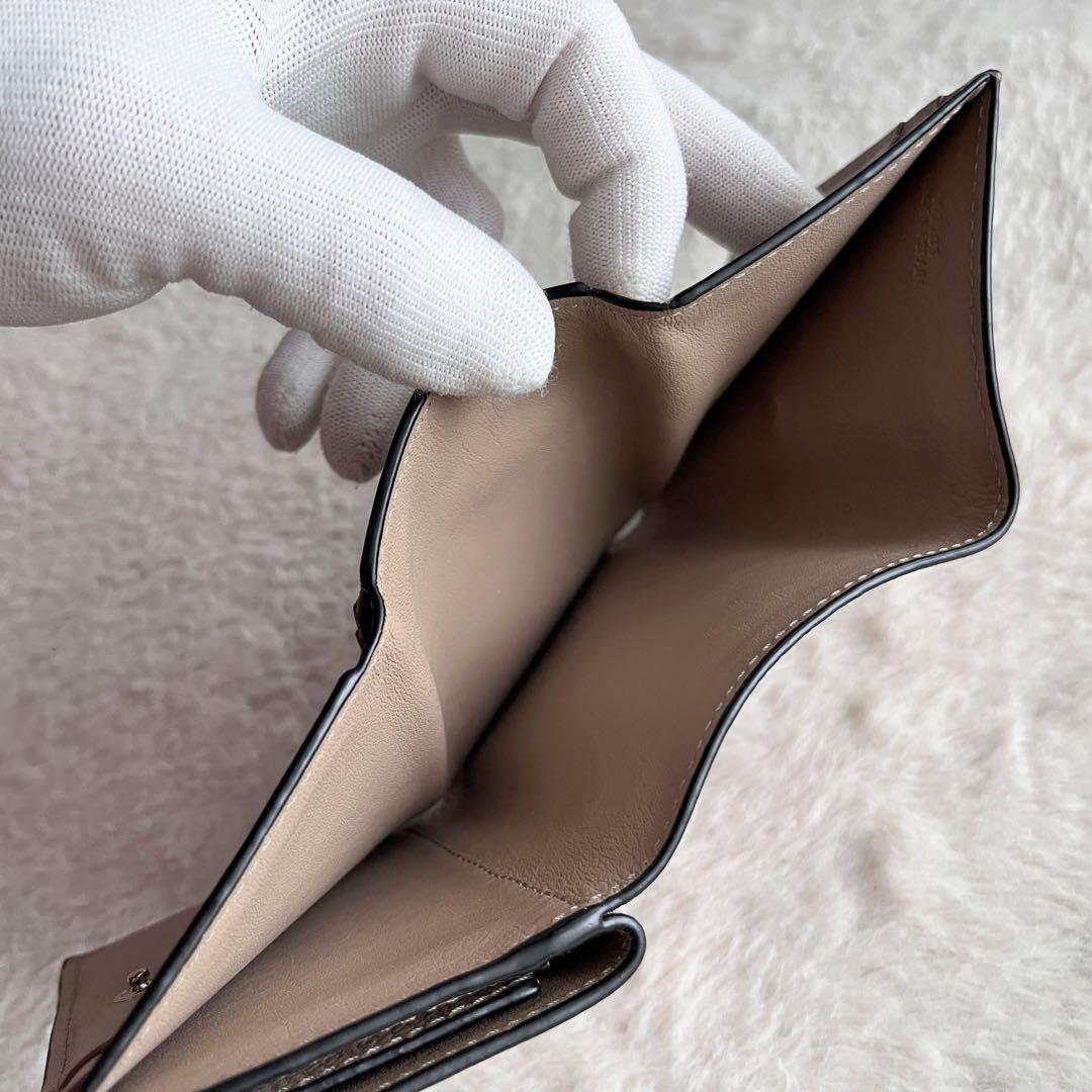 LOEWE アナグラム トライフォールドウォレット 三つ折り 財布 コンパクト