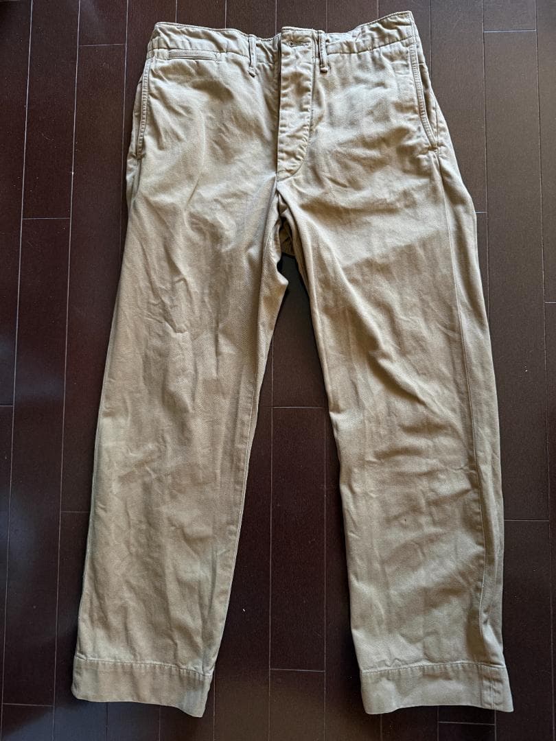 景*風様 RRL DoubleRL★フィールドチノ FLAT PANT★W28
