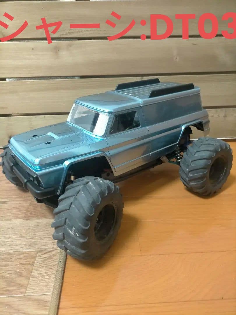 未使用！マッドワゴン　 ボディのみ　京商　ランクル60風　ブルーメタリック