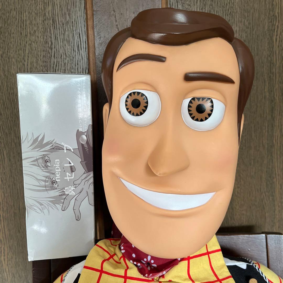 ディズニー　トイストーリー　ウッディー　等身大　フィギュア　巨大　特大　BIG