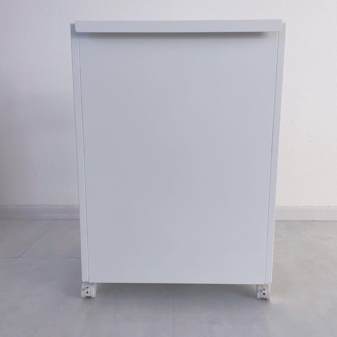 新品　目隠しワゴン タワー 山崎実業 tower キャスター付き ワゴン