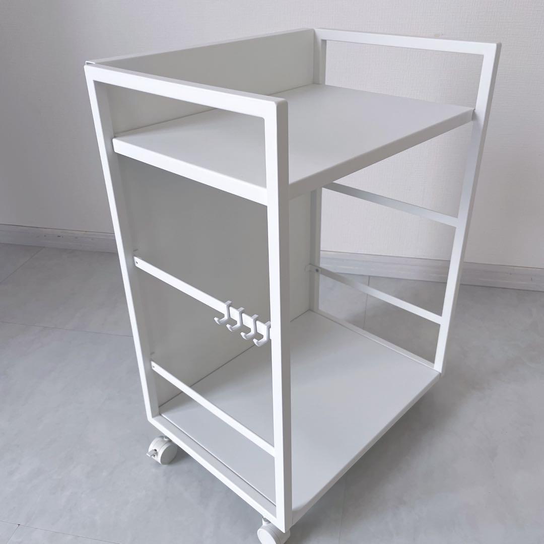 新品　目隠しワゴン タワー 山崎実業 tower キャスター付き ワゴン