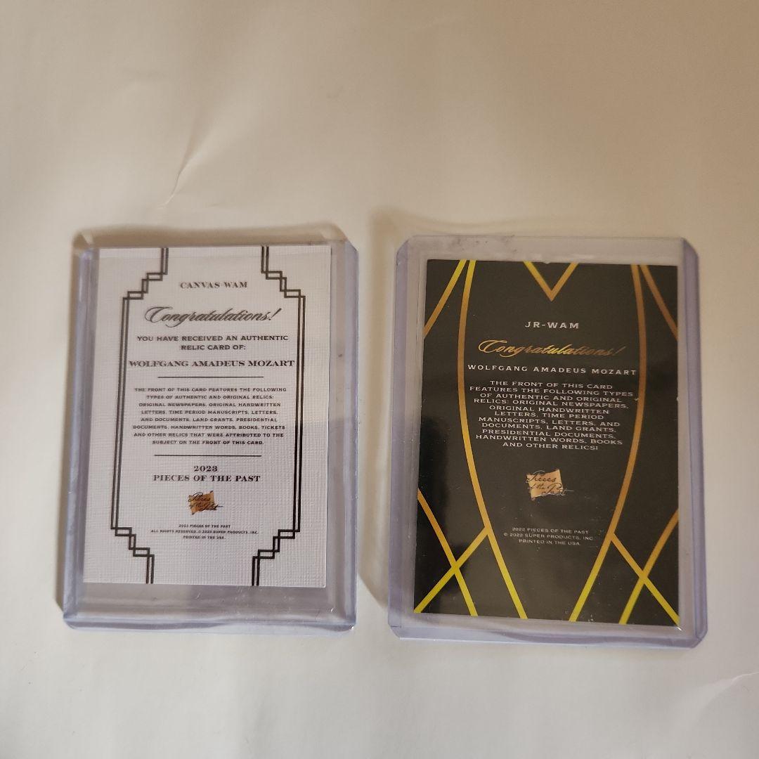 Mozart モーツァルトレリックカード・グッズ