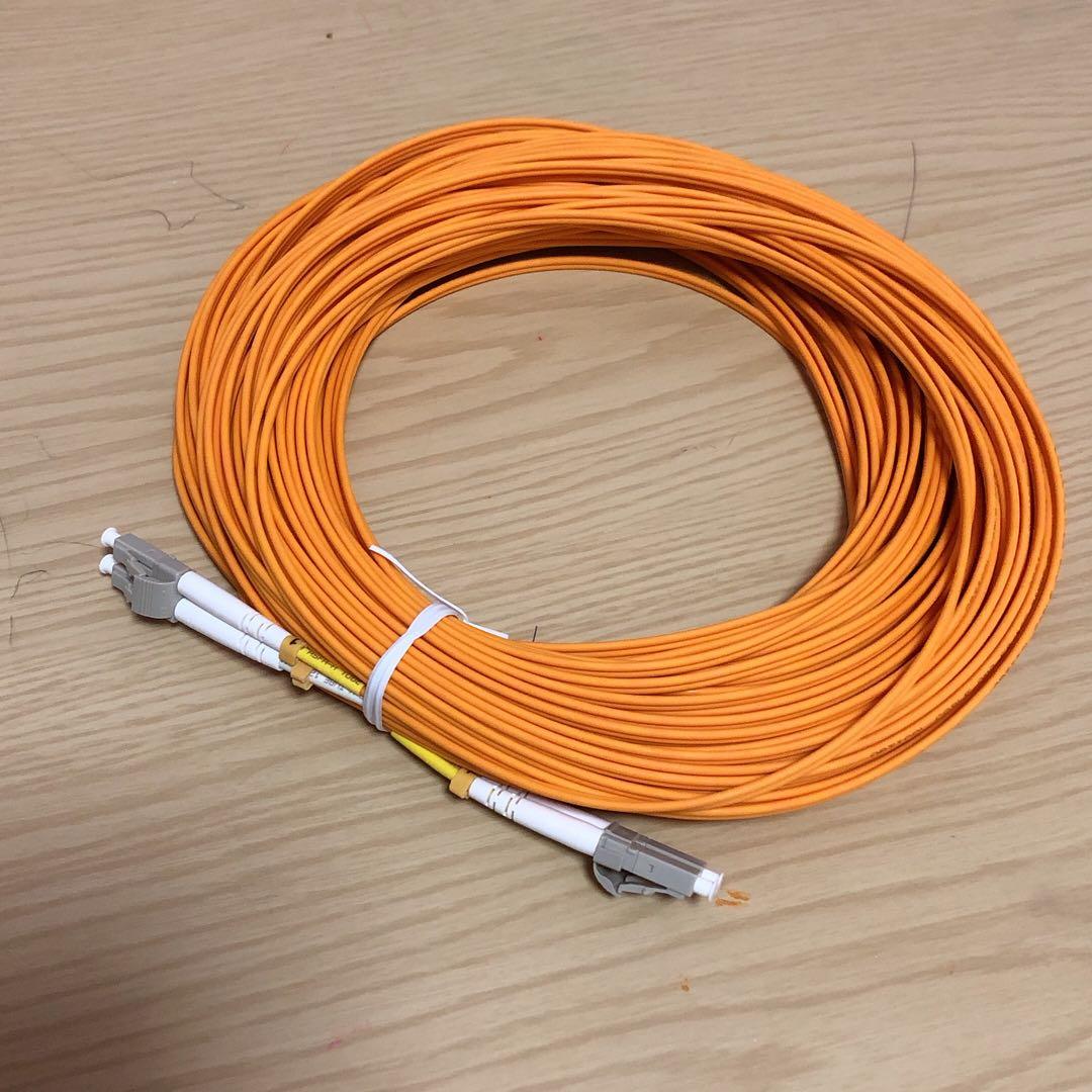 1点限り✨ 光配線コード 光ファイバーケーブル 宅内配線ケーブル 30メートル