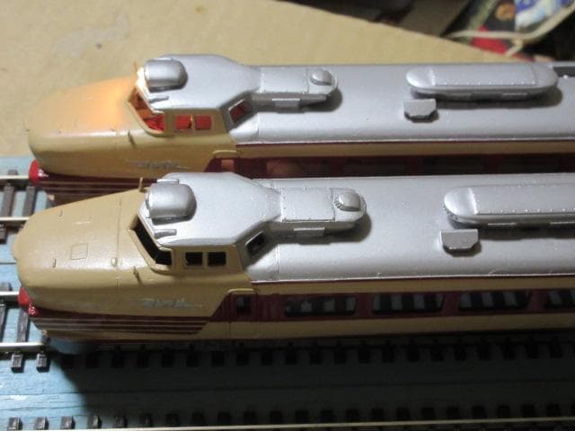 国鉄151系　特急形電車「こだま」３両セット　HOゲージ　金属製・メーカー不詳