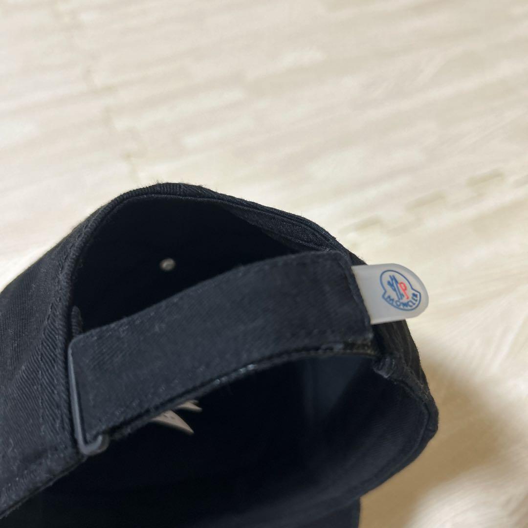 MONCLER キッズキャップ　ブラック　S