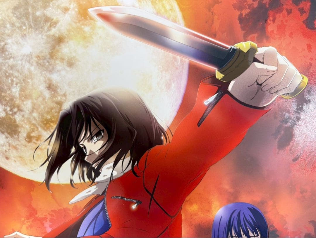 台湾限定　劇場版　空の境界　特典A3特殊加工ポスター　淺上藤乃 両儀式