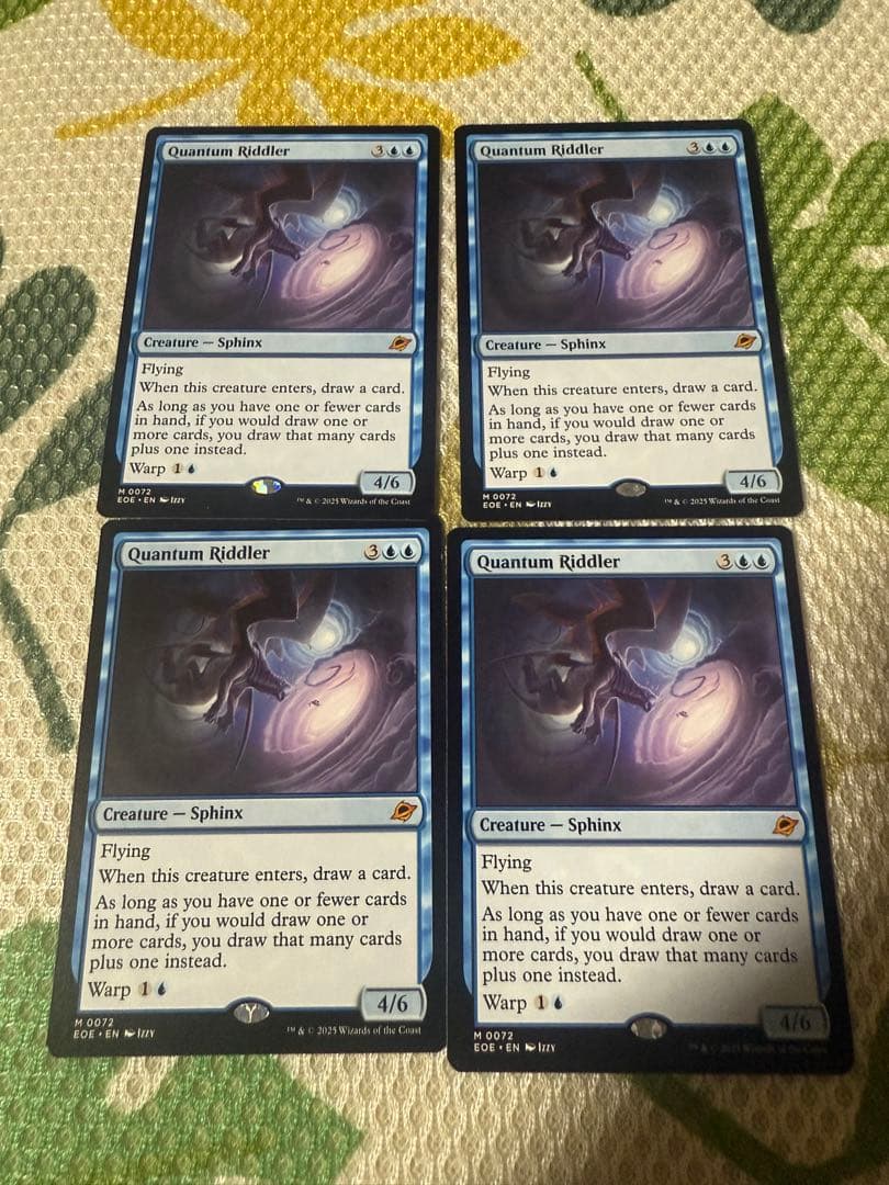 量子の謎かけ屋　英語版　4枚セット