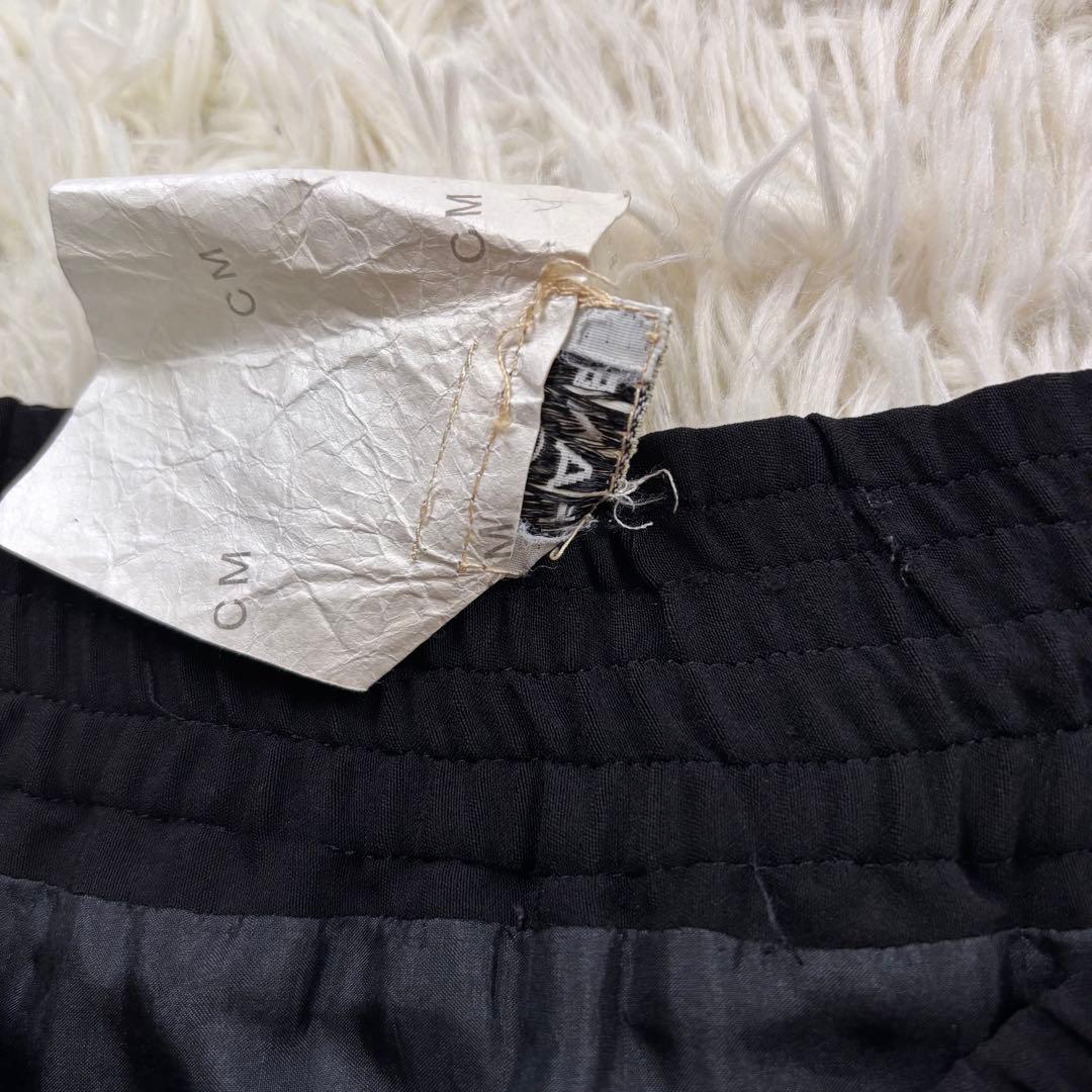 CHANEL シャネル スカート ブラック 42 金ボタン シルク混 ベルト