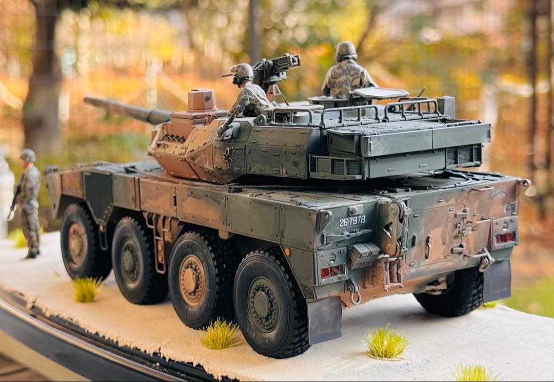 完成品プラモデルタミヤ1/35スケール 陸上自衛隊16式機動戦闘車C5ウインチ付