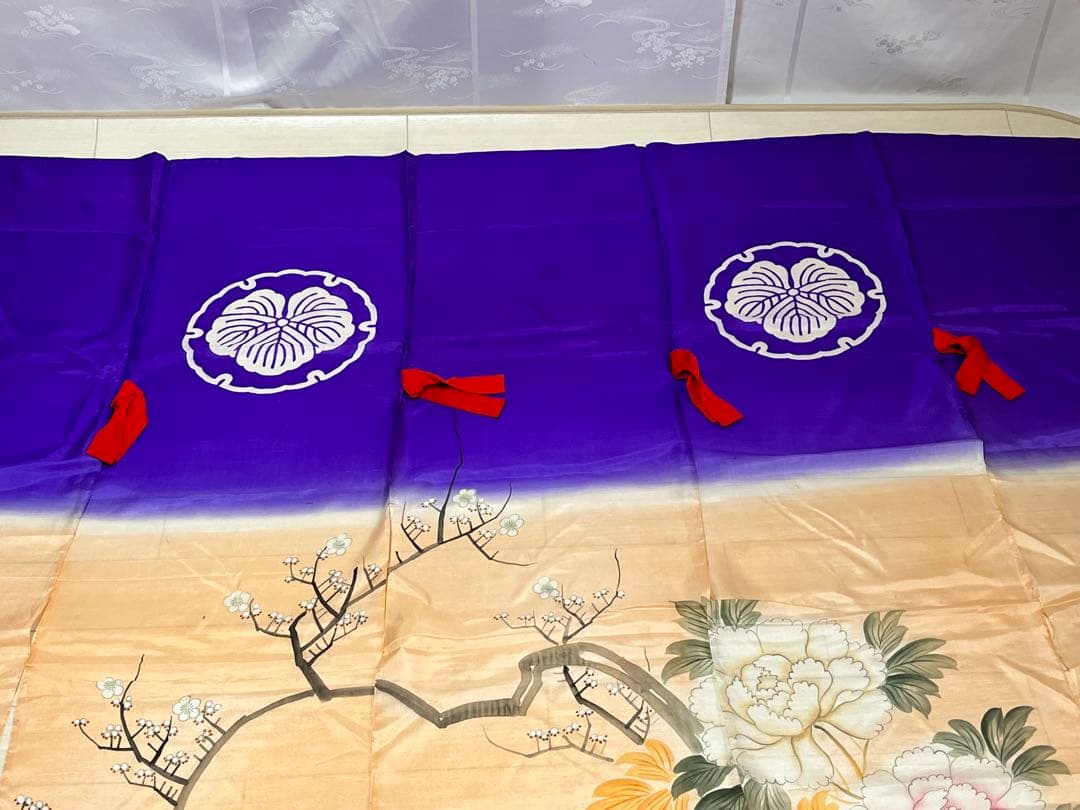 加賀のれん　おしどり　桜　牡丹　花嫁のれん　郷土