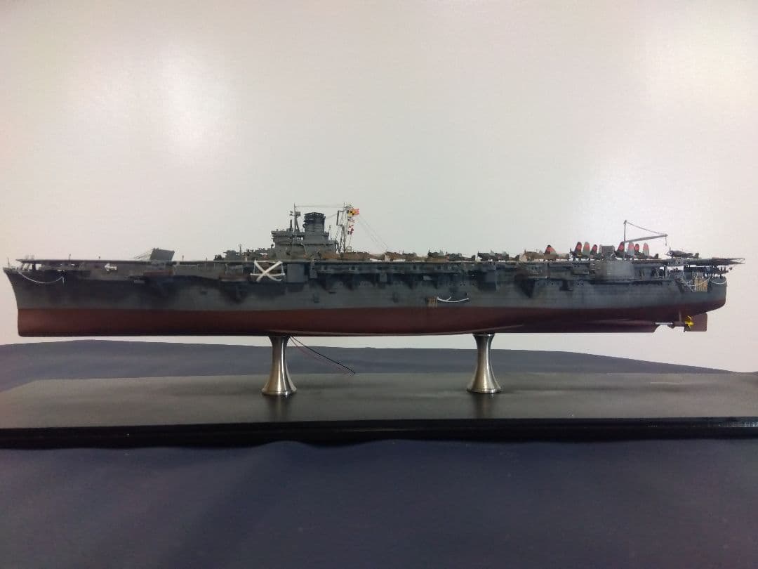 J*J様 1/700 精密模型帝国海軍正規空母「隼鷹」完成品