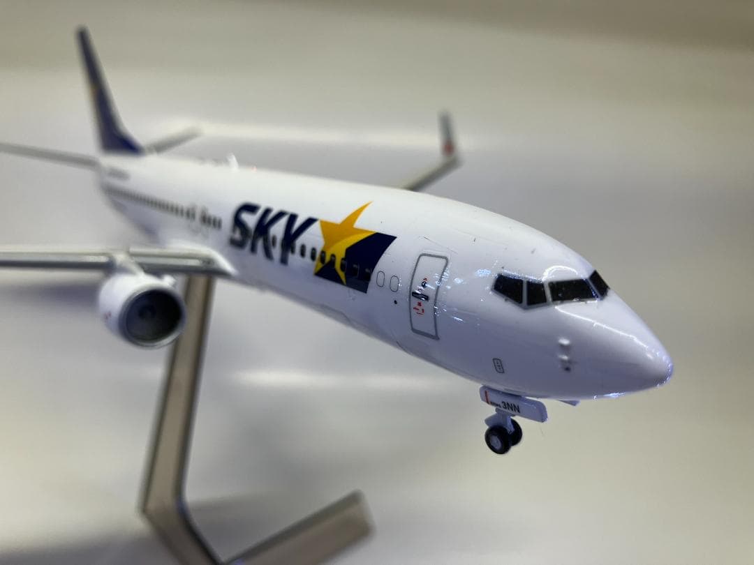 スカイマークボーイング737-800　1/200スケールプラモデル完成品
