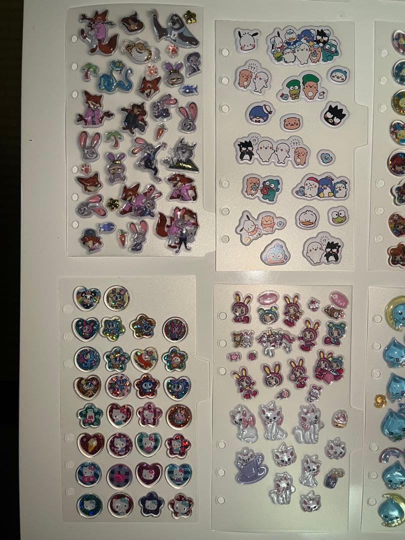 カラフルキャラクターシールセット(即購入禁止)