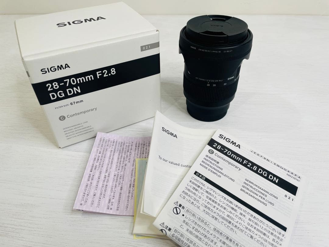 【美品】SIGMA 28-70mm F2.8 DG DN (eマウント)