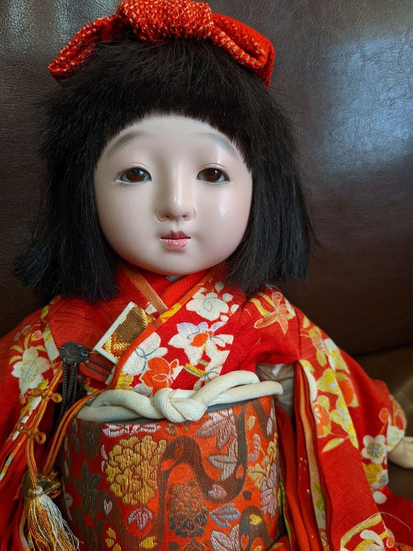樫村瑞観　自由人形　麗しのお嬢様　鳴きます！　検)市松人形・アンティークドール