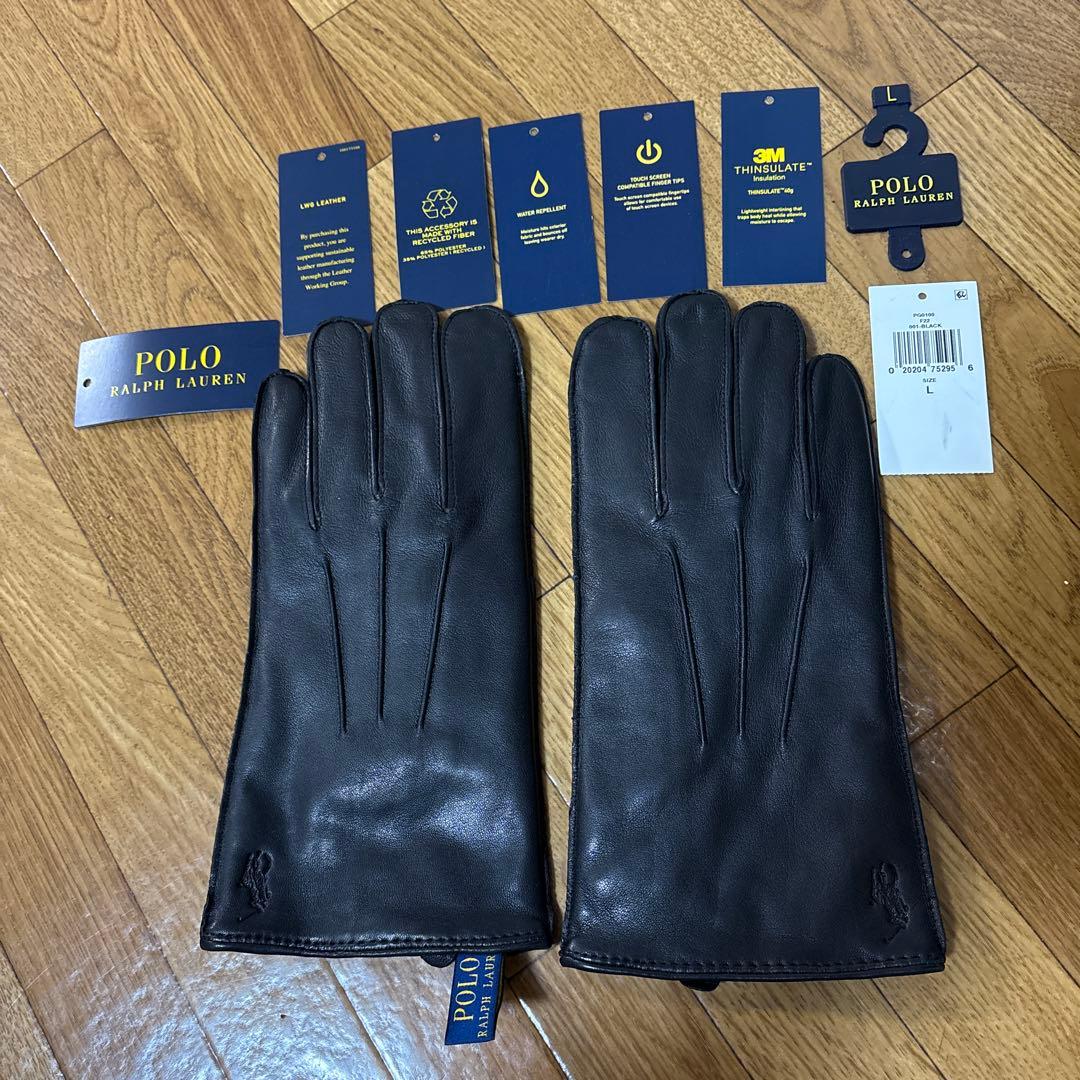 ラルフローレンメンズ皮革手袋