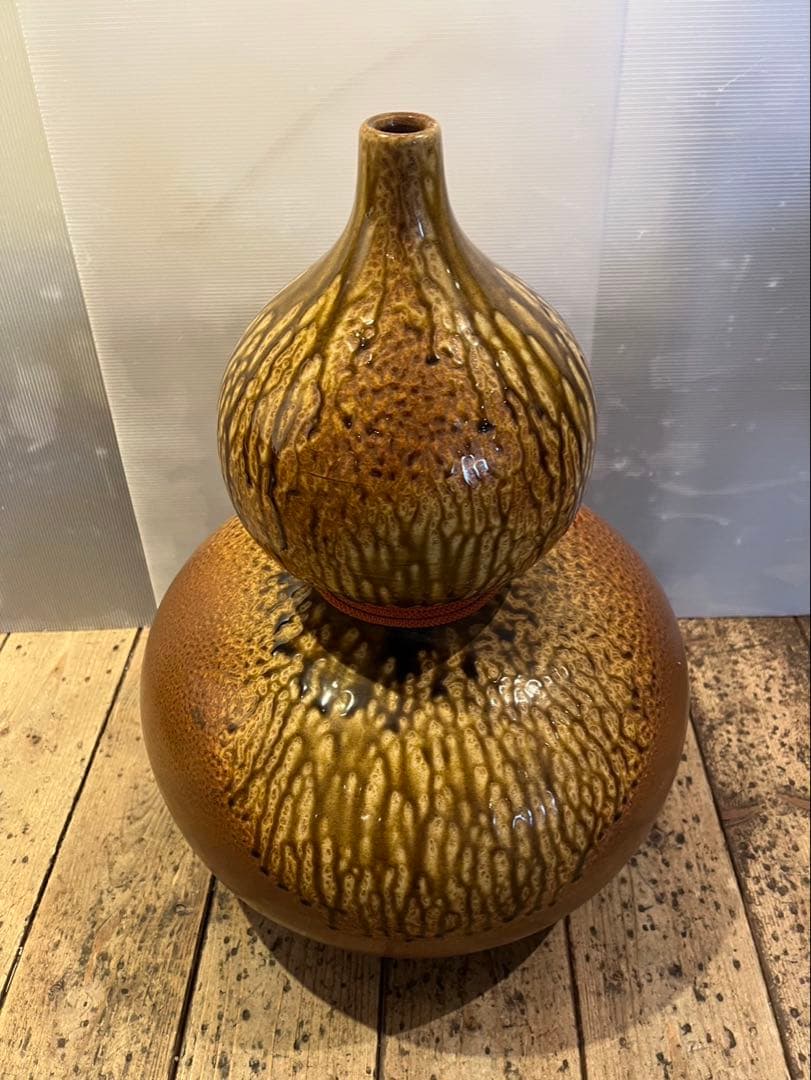 兼山　瓢箪　ひょうたん　置物　飾り　縁起物　工芸品　美術品