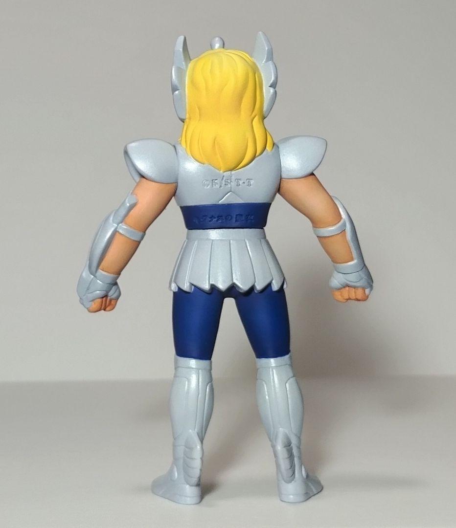 聖闘士星矢　キグナス氷河　初期青銅聖衣　ソフビ　フィギュア　塗装作品　昭和レトロ