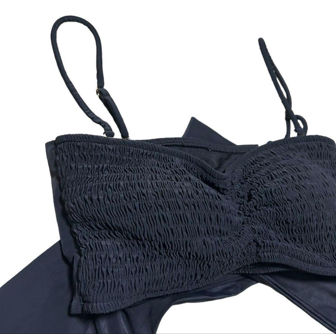 【美品】anuans シャーリングバックタイセットアップ