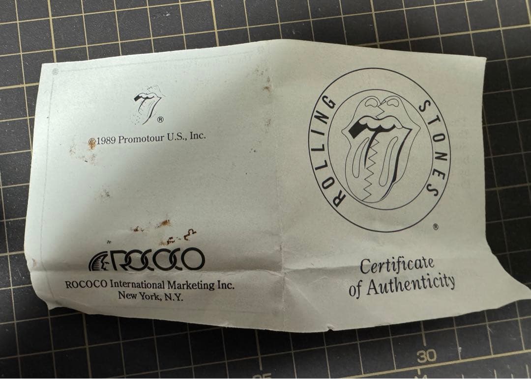 【公式US】ローリングストーンズ　キースリチャーズ　シルバー　175