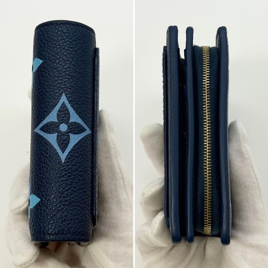 りる超極美品23年限定ルイヴィトン アンプラント クレア二つ折り財布