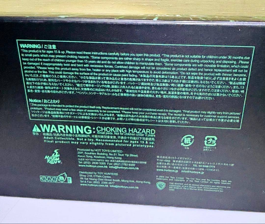 マトリックスジオラマ・マスターピース　1/16 フィギュア　HOTTOYS