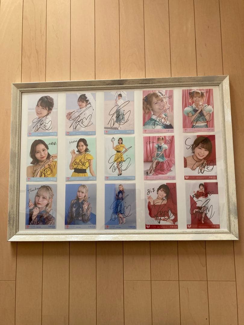 ＝LOVE 大場花菜　直筆生写真コンプ
