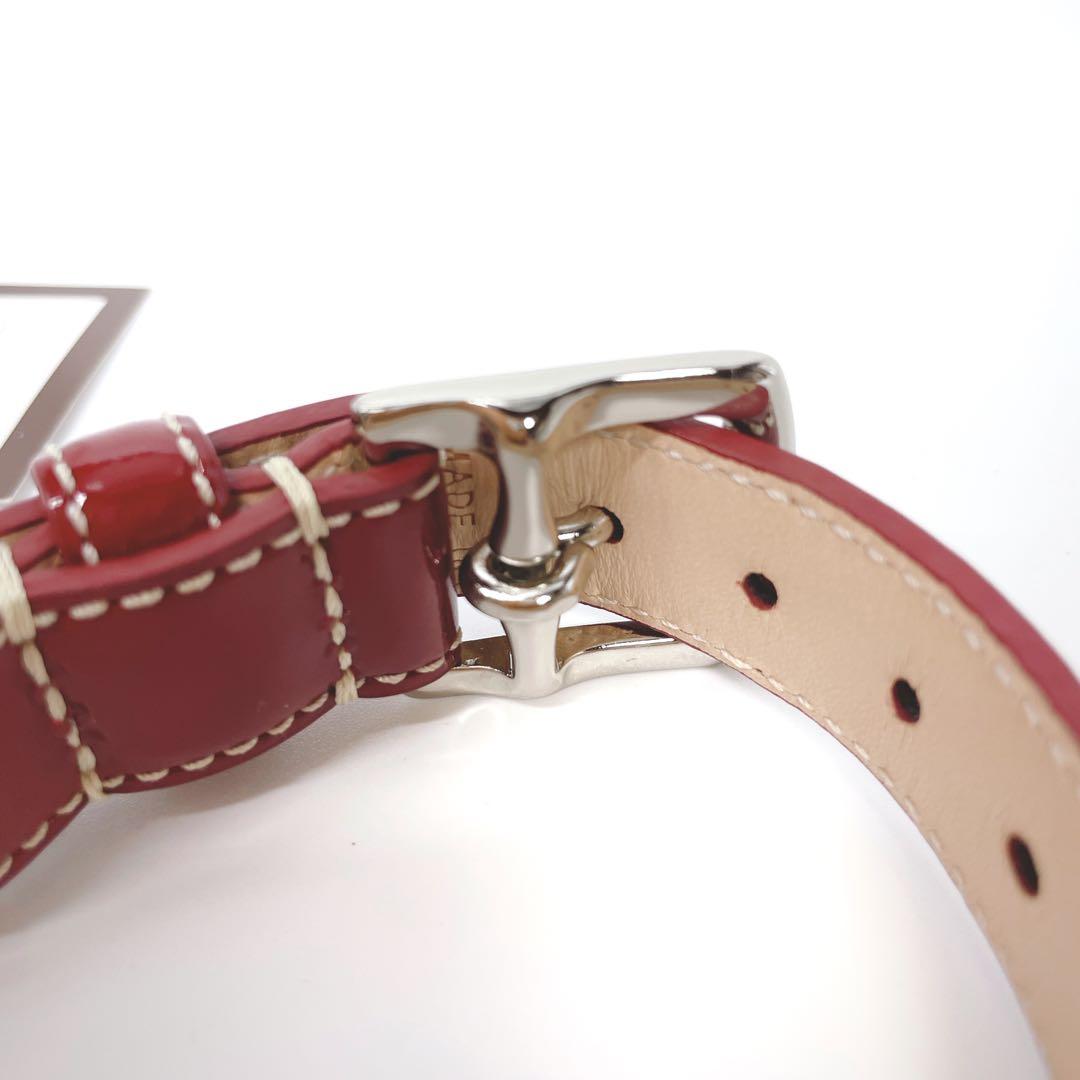 Ayu★mi 様:::COACH 犬用首輪 XS 未使用タグ付 レッド パテント